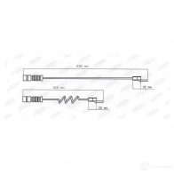 Датчик износа тормозных колодок BERAL FAI103 JOG RN 1438009382 - Изображение 3