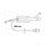 Датчик износа тормозных колодок BERAL FAI166 SN AVZ 1439523730 - Изображение 2