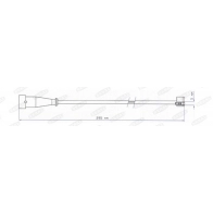 Датчик износа тормозных колодок BERAL C 85MWCN FAI115 1441005743 - Изображение 2