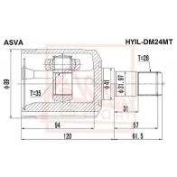 Шрус граната ASVA HYIL-DM24MT 1384934516 3F1 JL - Изображение 2