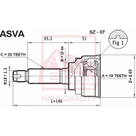 Шрус граната ASVA J1LI 62 1319264517 SZ-07
