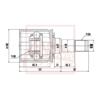 Шрус граната ASVA Y MVVU TYIU-USK56 1366894837 - Изображение 2