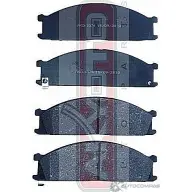 Колодки тормозные дисковые передние AKYOTO AWQUB 'AKD-1074 1420571071 L5YG6 A - Изображение 1
