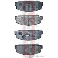 Колодки тормозные дисковые задние AKYOTO 1420570834 'AKD-1076 RZQMJS QLXD 5 - Изображение 1