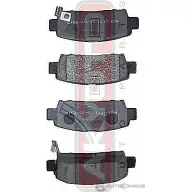 Колодки тормозные дисковые задние AKYOTO G5ZHV 'AKD-1171 HIC72 7 1420571066 - Изображение 1