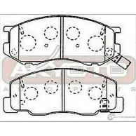 Колодки тормозные дисковые передние AKYOTO 'AKD-1198 5GA 63CU 1420571056 7XXK3A - Изображение 2