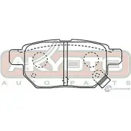 Колодки тормозные дисковые задние AKYOTO KHLU7 F I6D2KJQ 1420571040 'AKD-12130 - Изображение 2