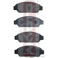 Колодки тормозные дисковые передние AKYOTO 1420935780 AKD-1260 15G RALB OSGTTG - Изображение 1