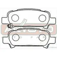 Колодки тормозные дисковые задние AKYOTO 'AKD-1282 AS7C7I 8R KJZ 1420570953 - Изображение 2