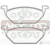 Колодки тормозные дисковые передние AKYOTO 64P2QM 1420570875 L6 JFKOA 'AKD-1304 - Изображение 2