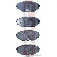 Колодки тормозные дисковые передние AKYOTO 'AKD-1311 W4 M5BI 0MWZ4F 1420570971 - Изображение 1
