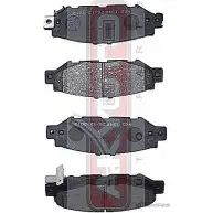Колодки тормозные дисковые задние AKYOTO L135 93 1420570855 'AKD-1345 VGWCYDM - Изображение 1