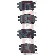 Колодки тормозные дисковые передние AKYOTO 'AKD-1481 AA3X JN 1420571016 TLPRV - Изображение 1