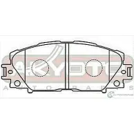 Колодки тормозные дисковые передние AKYOTO HKQO Q12 'AKD-1508 1420571058 87TO7Q - Изображение 2