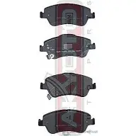 Колодки тормозные дисковые передние AKYOTO UDXGT 1420936395 I1VVN 8 AKD-1834 - Изображение 1