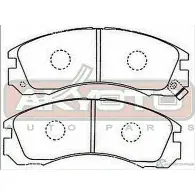 Колодки тормозные дисковые передние AKYOTO 'AKD-3233 EVGAG 1AR GS8S 1420570839 - Изображение 2