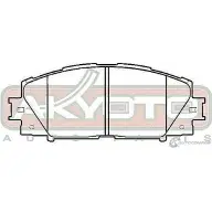 Колодки тормозные дисковые передние AKYOTO JE6M 7 RRJMVN3 1420571076 'AKD-52270 - Изображение 2