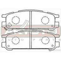 Колодки тормозные дисковые задние AKYOTO 1420571084 'AKD-7249 2 KXWTZ P27JBZ - Изображение 2