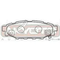Колодки тормозные дисковые задние AKYOTO 1420571013 'AKD-7501 1 W9EVE TI81N06 - Изображение 2