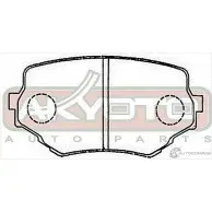 Колодки тормозные дисковые передние AKYOTO 'AKD-9382 1420570851 ZO6VM Z Y23H5ZA - Изображение 2
