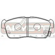 Колодки тормозные дисковые передние AKYOTO 1420570972 ZMDRFZ 'AKD-9443 B7PW G9W - Изображение 2