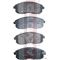 Колодки тормозные дисковые передние AKYOTO 1420933556 P9ZVKI AKD-EM10A XH7 MB - Изображение 1