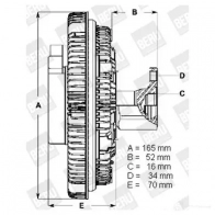 Вискомуфта BERU 0 720 002 058 117630 lk058 0720002058 - Изображение 3