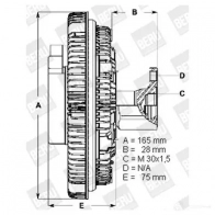 Вискомуфта BERU 84835373 0720002023 lk023 0 720 002 023 - Изображение 3