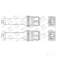 Лямбда зонд, кислородный датчик BERU 118124 OZH 166 ozh166 0824010200