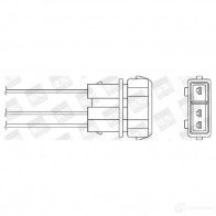 Лямбда зонд, кислородный датчик BERU Volkswagen Transporter (T4) 4 Фургон 2.5 Syncro 110 л.с. 1992 – 2003 ozh134 0824010168 OZH 134