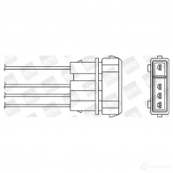 Лямбда зонд, кислородный датчик BERU OZH 024 0824010025 ozh024 Volkswagen Golf 3 (1H1) Хэтчбек 2.0 GTI 16V 150 л.с. 1992 – 1997