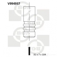 Впускной клапан BGA V994937 Volvo V70 2 (285) Универсал 2.5 T AWD 209 л.с. 2002 – 2007 85 IJZR