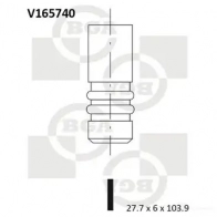 Впускной клапан BGA VKW D5TS V165740 Renault Koleos (HY) 1 Кроссовер 2.0 dCi 4x4 (HY0K) 150 л.с. 2008 – наст. время