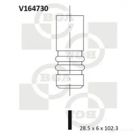 Впускной клапан BGA V164730 QRL7 CE Mercedes M-Class (W164) 2 Кроссовер 3.0 ML 350 CDI 4 matic (1625) 231 л.с. 2010 – 2011