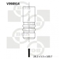Впускной клапан BGA N51 EP V998914 3190527