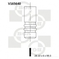 Впускной клапан BGA 86 K5WH V165640 Audi A3 (8VS, M) 3 Седан 2.0 Tdi 184 л.с. 2014 – наст. время