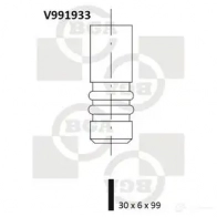 Впускной клапан BGA 3190350 1 TVZN V991933