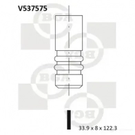 Впускной клапан BGA Z2WM 47I 3190223 V537575