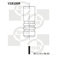 Впускной клапан BGA QB OGE V181009 3190139