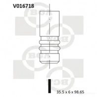 Впускной клапан BGA 3189578 Z QPZC V016718