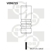 Впускной клапан BGA V096715 Bmw 7 (E65, E66, E67) 4 Седан 3.0 730 i. Li 258 л.с. 2005 – 2008 L YU28BH