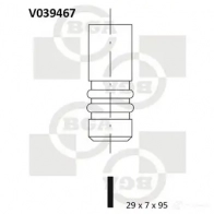 Выпускной клапан BGA 3ZPHG V8 3189802 V039467