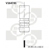 Выпускной клапан BGA Mercedes M-Class (W164) 2 Кроссовер 3.0 ML 350 CDI 4 matic (1625) 231 л.с. 2010 – 2011 V164741 0 00VT