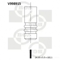 Выпускной клапан BGA V998915 OIP NT 3190528