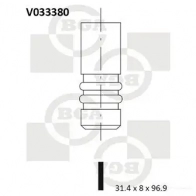 Выпускной клапан BGA V033380 HJ JO4 3189722 - Изображение 6