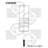 Выпускной клапан BGA Ford KA 2 (CCU, RU8) Хэтчбек 1.2 69 л.с. 2008 – наст. время V165031 S ADRK