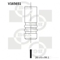 Выпускной клапан BGA 3190061 Q CVG6AG V165651