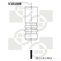 Выпускной клапан BGA V181008 UN5S B 3190138