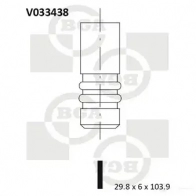 Выпускной клапан BGA QE5 DV V033438 Volkswagen Passat (B5) 3 Универсал 2.8 V6 Syncro/4motion 193 л.с. 1997 – 2000
