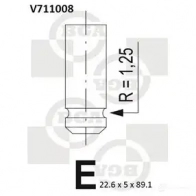 Выпускной клапан BGA V711008 QZRFJJ B 3190261